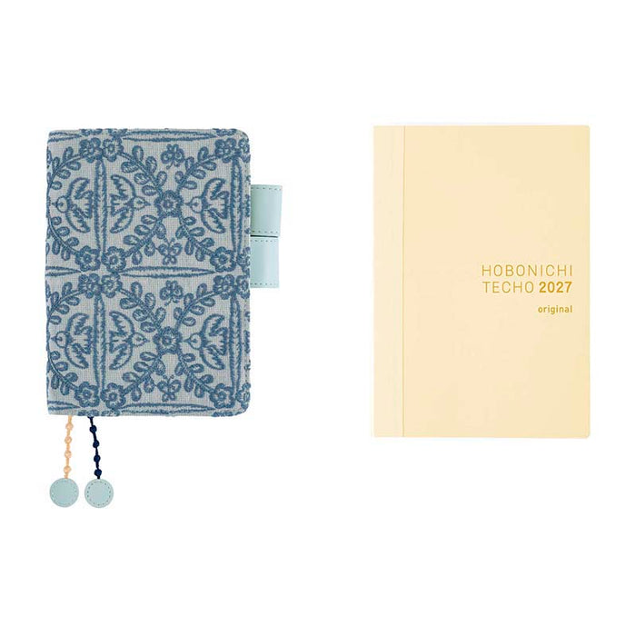 Hobonichi | Agenda Hobonichi Techo A6 mina perhonen: felice (Blue) 2027
