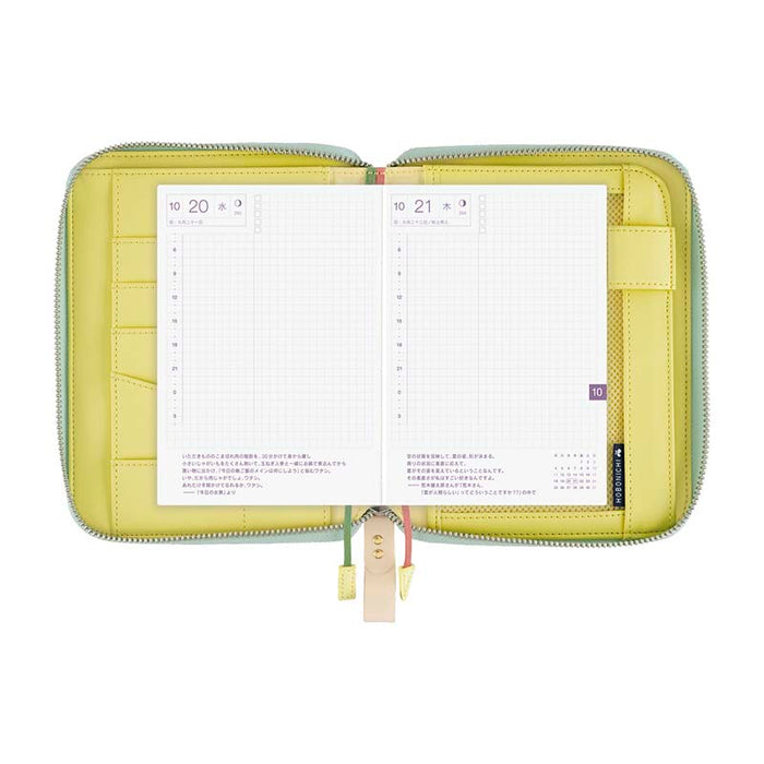 Hobonichi | Agenda Hobonichi Techo A6 Mina Perhonen: glass flower (Pink Mix) 2027