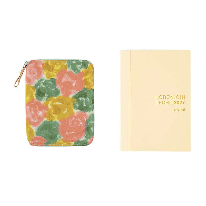 Hobonichi | Agenda Hobonichi Techo A6 Mina Perhonen: glass flower (Pink Mix) 2027