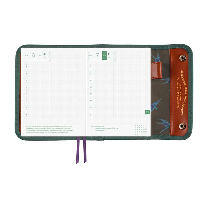 Hobonichi | Agenda Hobonichi Techo A6 Natal Design: Hello New Day! (Camo) 2027