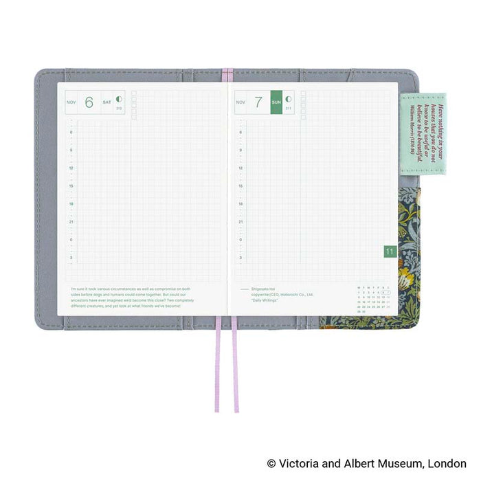 Hobonichi | Agenda Hobonichi Techo A6 V&A Series: Strawberry Thief 2027