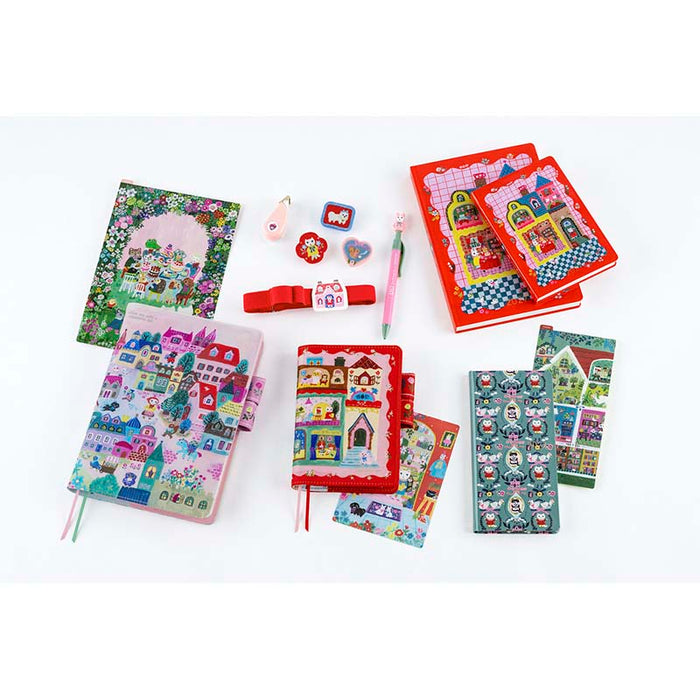 Hobonichi | Agenda Hobonichi Techo A6 Yumi Kitagishi: White Cat House 2027
