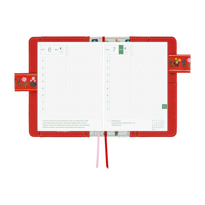 Hobonichi | Agenda Hobonichi Techo A6 Yumi Kitagishi: White Cat House 2027