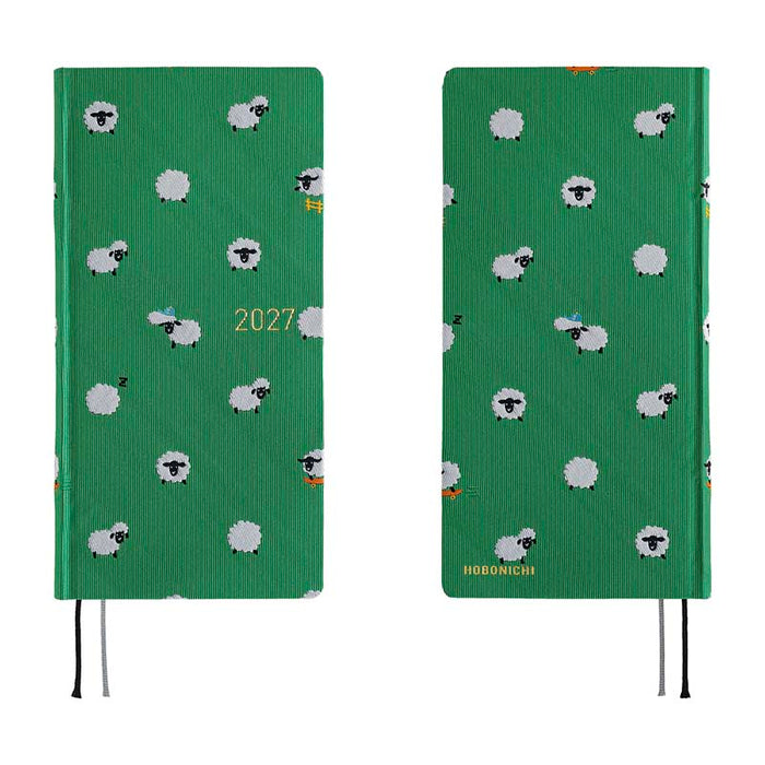Hobonichi | Agenda Hobonichi Weeks MEGA Bow & Tie: Sheep Sheep Sheep 2027