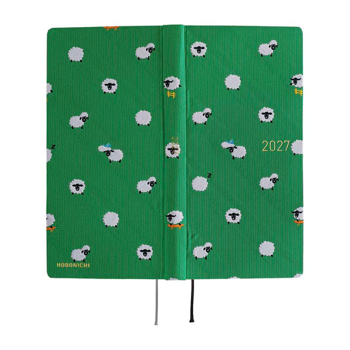 Hobonichi | Agenda Hobonichi Weeks MEGA Bow & Tie: Sheep Sheep Sheep 2027