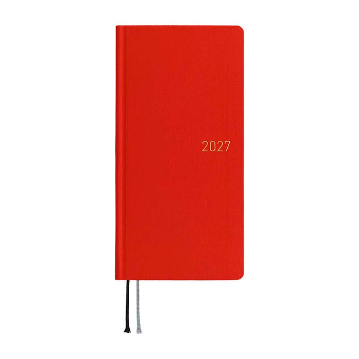 Hobonichi | Agenda Hobonichi Weeks MEGA Colors: Poppy Red 2027