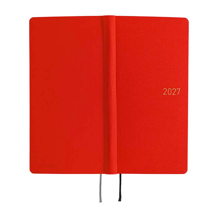 Hobonichi | Agenda Hobonichi Weeks MEGA Colors: Poppy Red 2027