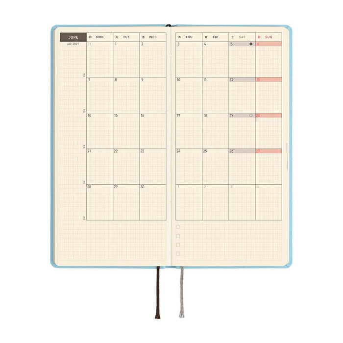 Hobonichi | Agenda Hobonichi Weeks MEGA Colors: Sea Glass 2027