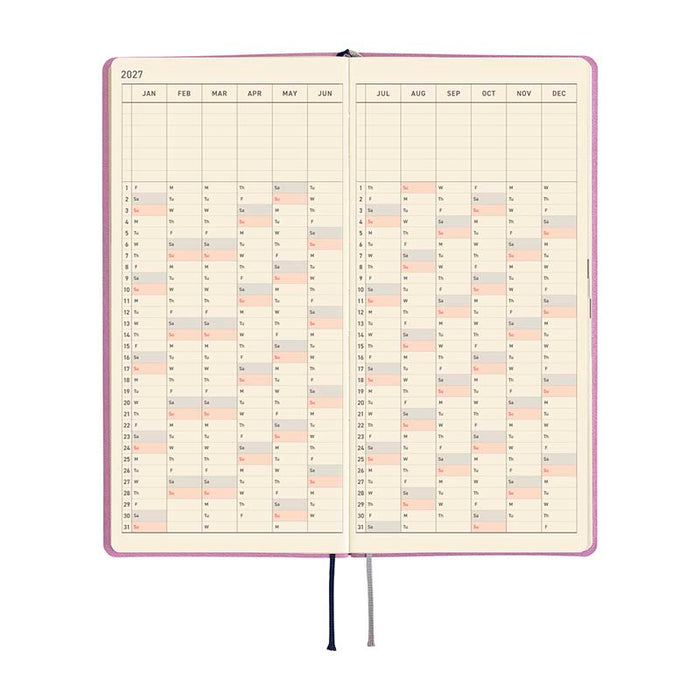 Hobonichi | Agenda Hobonichi Weeks Smooth: Lavender Milk 2027