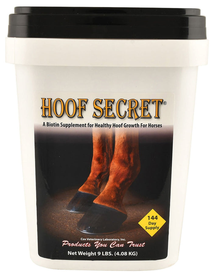 Hoof Secret Biotin Horse Hoof Supplement - CVLAA - 9 lbs - 2
