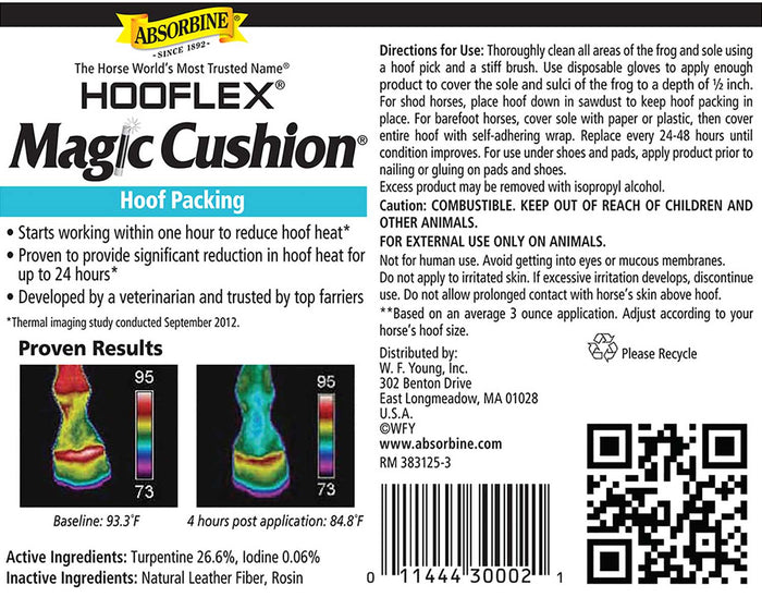 Hooflex Magic Cushion Hoof Packing for Horses - Y1M7 - 2 lbs - 2