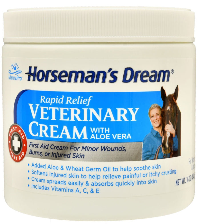 Horseman's Dream Aloe Vera Vet Cream - H9A3 - Jar - 16 oz - 4