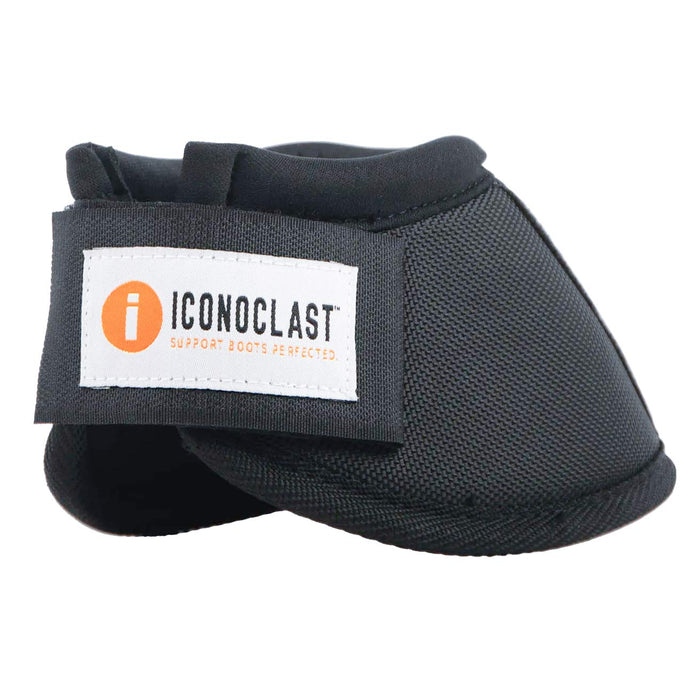 Iconoclast Bell Boots for Horses - WLSAQ - Black - Small - 2