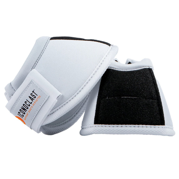 Iconoclast Bell Boots for Horses - WLSAT - White - Small - 5
