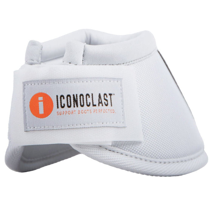 Iconoclast Bell Boots for Horses - WLSAT - White - Small - 6