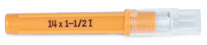Ideal Aluminum Hub Needles, Box of 100 - CSC1 - 14 ga x 1 1/2" - 3