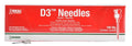 Ideal D3 Detectable Needles, Box of 100 - NEBK - 20ga x 1/2" - 1