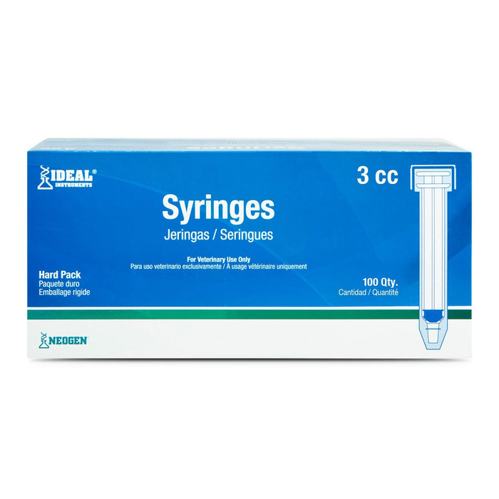 Ideal Luer Lock Syringes, Boxes - CSS1 - 3 mL - 100 count - 1