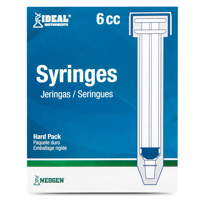 Ideal Luer Lock Syringes, Boxes - CSS3 - 6 mL - 100 count - 5