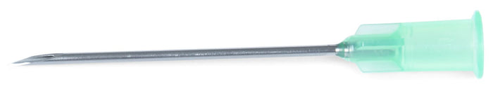 Ideal Poly Hub Needles, Box of 100 - CSA2 - 18 ga x 1 1/2" - 100 count - 6