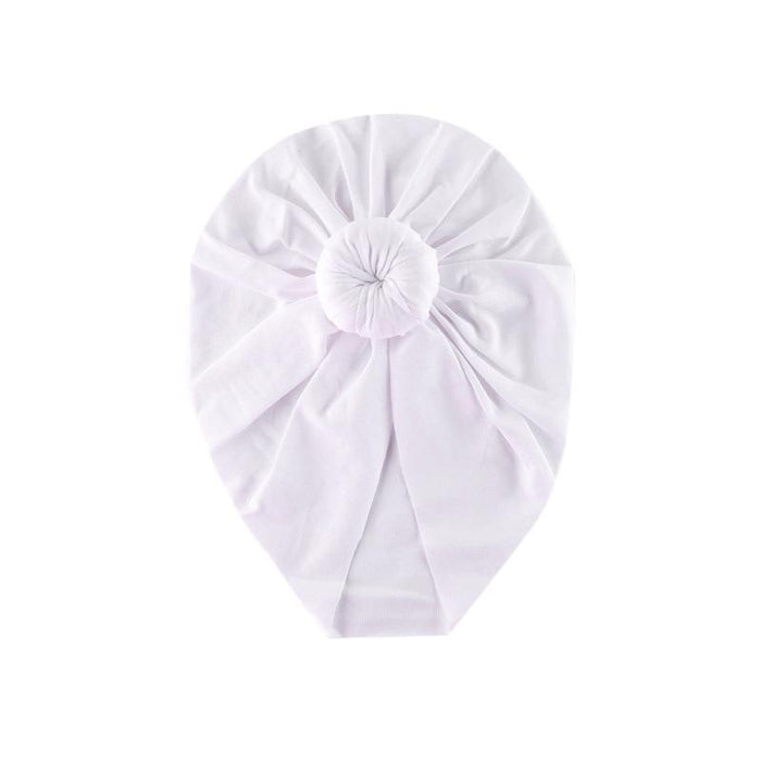 Infant Baby Headbands Solid Cotton Knot Turban Headband For Girls  Beanie Hat Headwear For Girls Stevvex