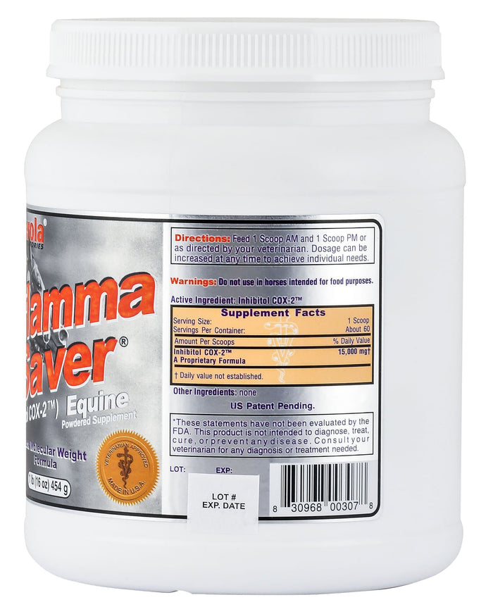 InflammaSaver® Anti - Inflammatory Supplement for Horses - OCAA - 1 lb - 3