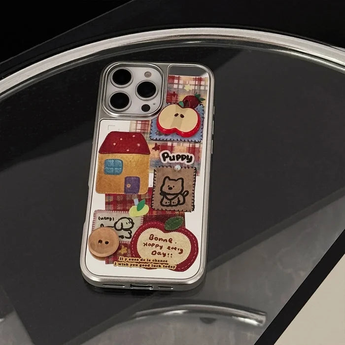 Ins 3D Phone Case with Lanyard For iPhone PhoneShells