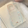 INS Dessert Clear Cartoon Sofa Puppy Bracket With Chain Phone Case For iPhone PhoneShells