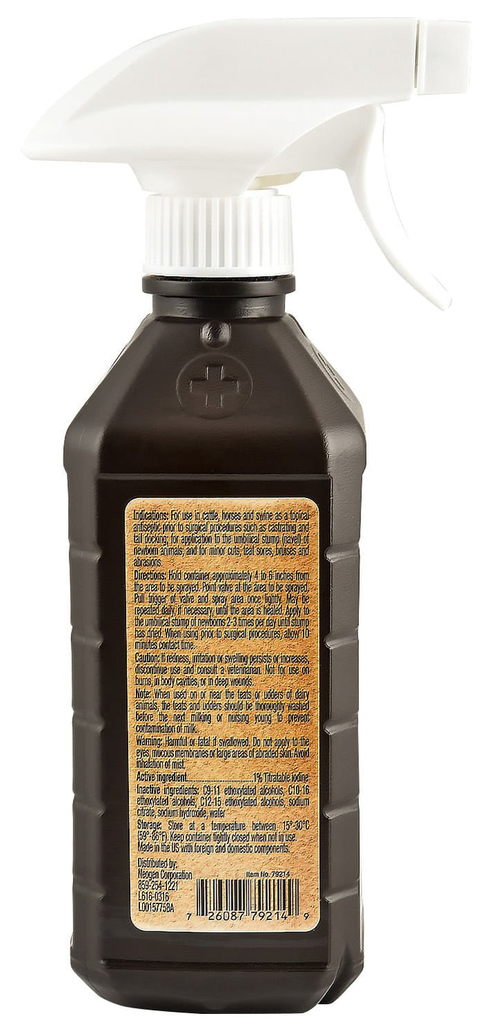 Iodine Wound Spray - NRI1 - 16 oz - 5