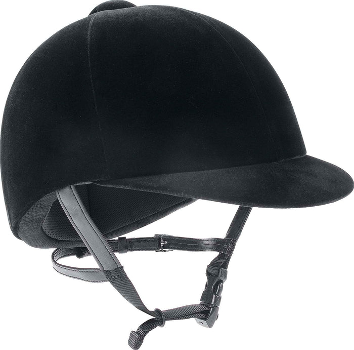 IRH Medalist Traditional Hunt Cap Style Helmet, Black - RH24F - 6 1/2 - 1