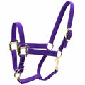 Jeffers Adjustable Halter with Throat Snap - SSMB - Yearling - Purple - 5
