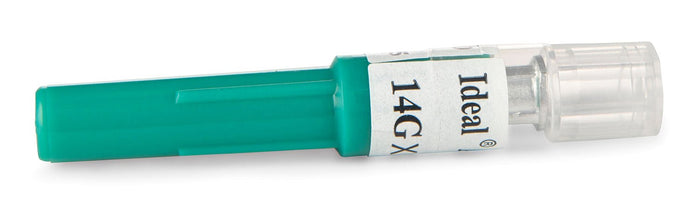 Jeffers Aluminum Hub Needles, Box of 100 - XQA2 - 14 ga x 1" - 5