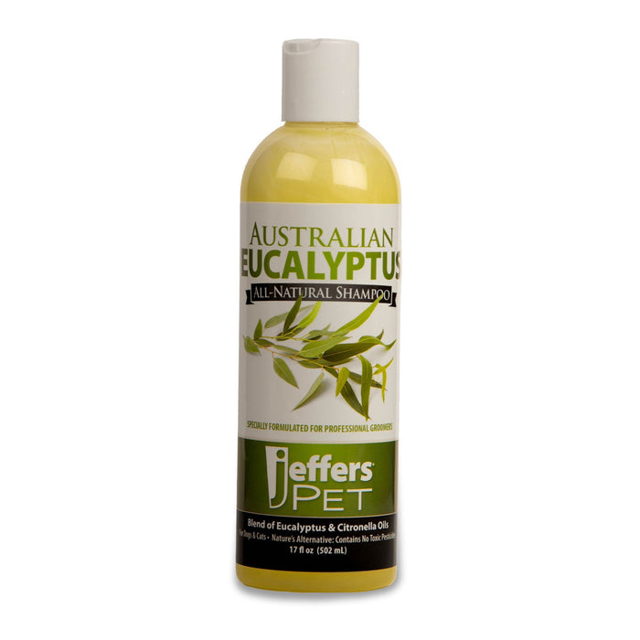 Jeffers Australian Eucalyptus All - Natural Dog Shampoo - Aids in Repelling Fleas, Ticks, Flies & Mosquitos - TZME - 17 oz - 1 - 1