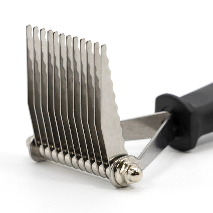 Jeffers Dog Grooming Dematting Rakes & Combs - UWD4 - Comb - 12 Blades - 6