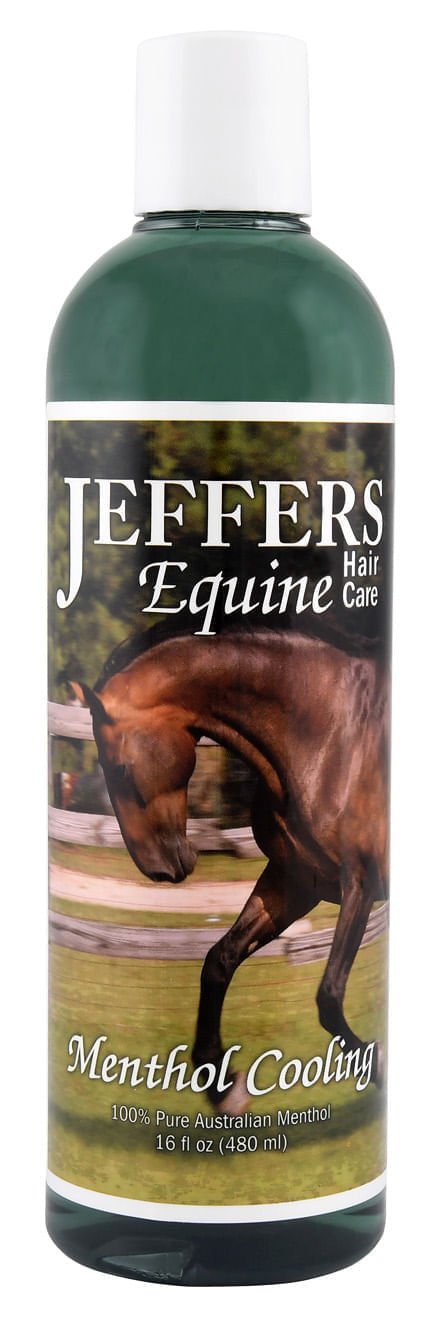 Jeffers Equine Menthol Cooling Shampoo for Horses - TZM1 - 16 oz - 1