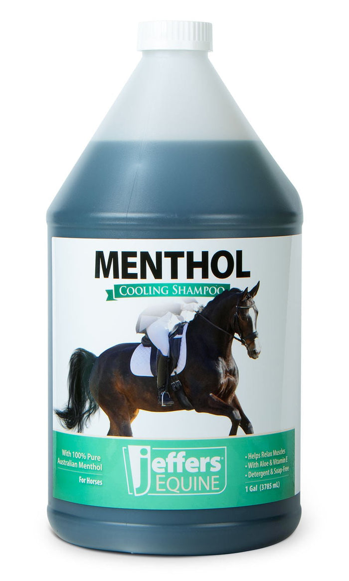 Jeffers Equine Menthol Cooling Shampoo for Horses - TZM3 - gallon - 6