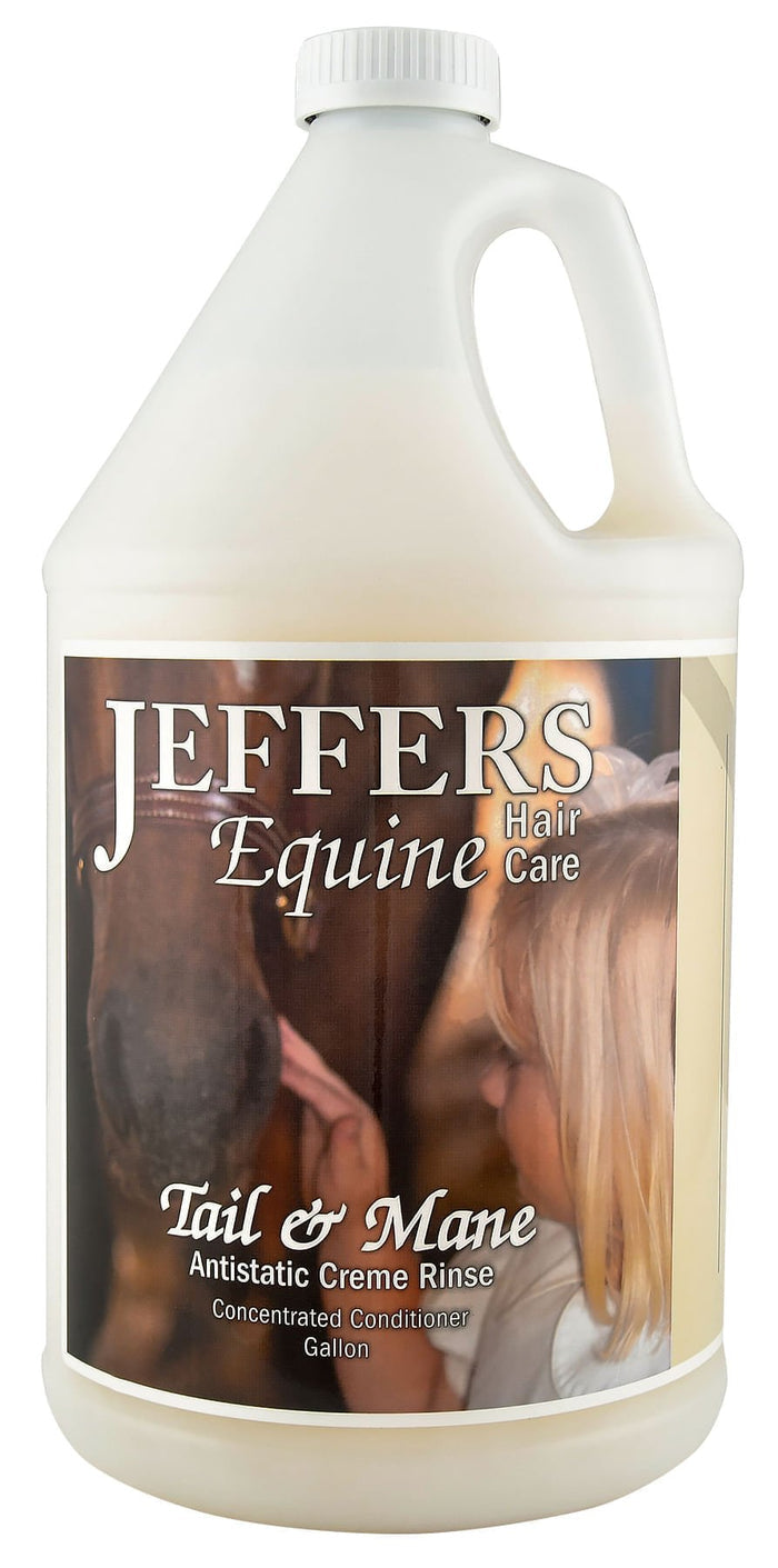 Jeffers Equine Tail & Mane Antistatic Creme Rinse Horse Conditioner - TZA3 - Gallon - 4