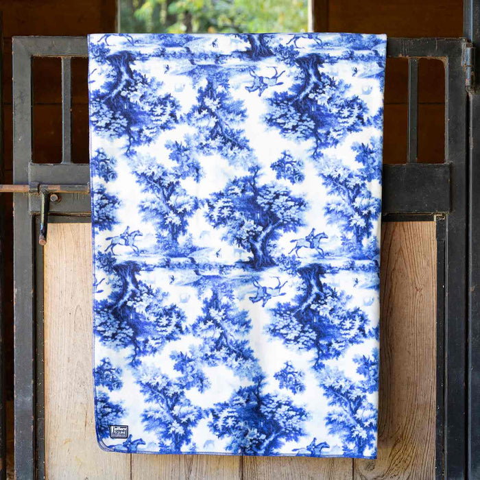 Jeffers Expression Oversized Fleece Throw Blanket, 60" x 84" - JEF2WV - Equestrian Toile - 7