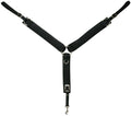 Jeffers Felt Lined 2" Wide Breast Collar - W2RK - Black - 1