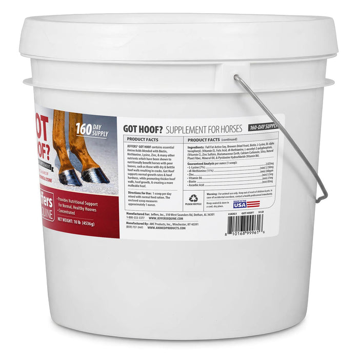 Jeffers Got Hoof? Hoof Builder Supplement for Horses, Powder