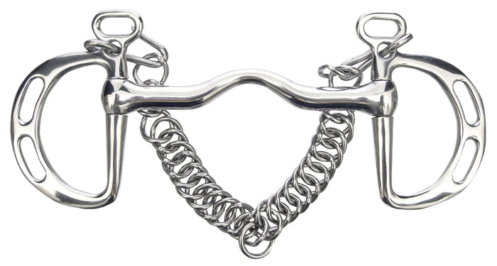 Jeffers Kimberwick Uxeter D - Ring Horse Bit - A8SQ - 1
