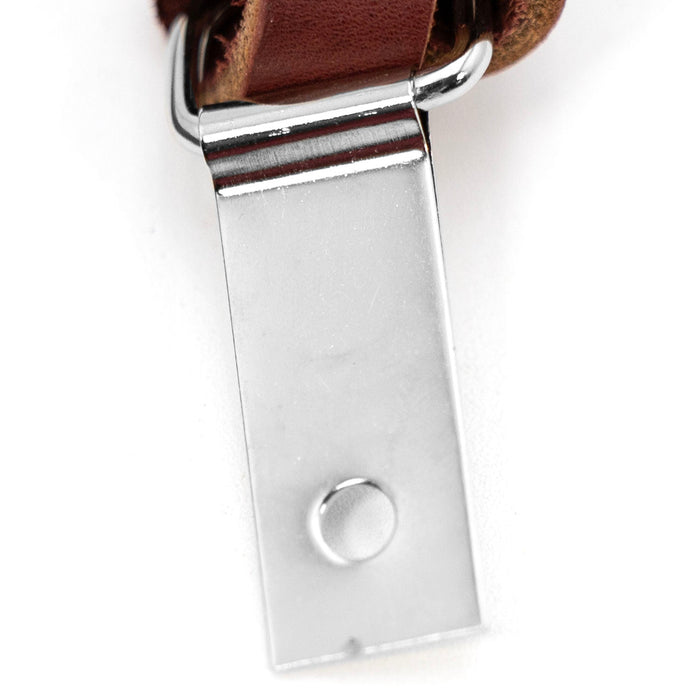 Jeffers Latigo Leather Horse Saddle String with Clip & Dee, 24" L - 1DAA - 1 ct - 3