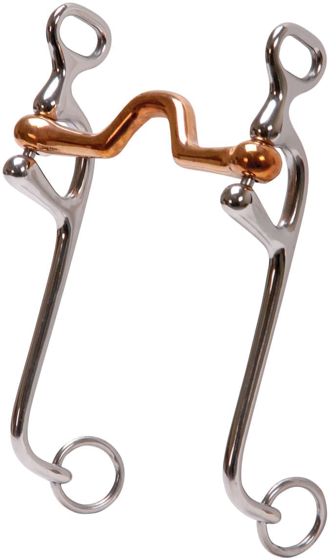 Jeffers Medium Port Copper Mouth Bit - A8X7 - 1