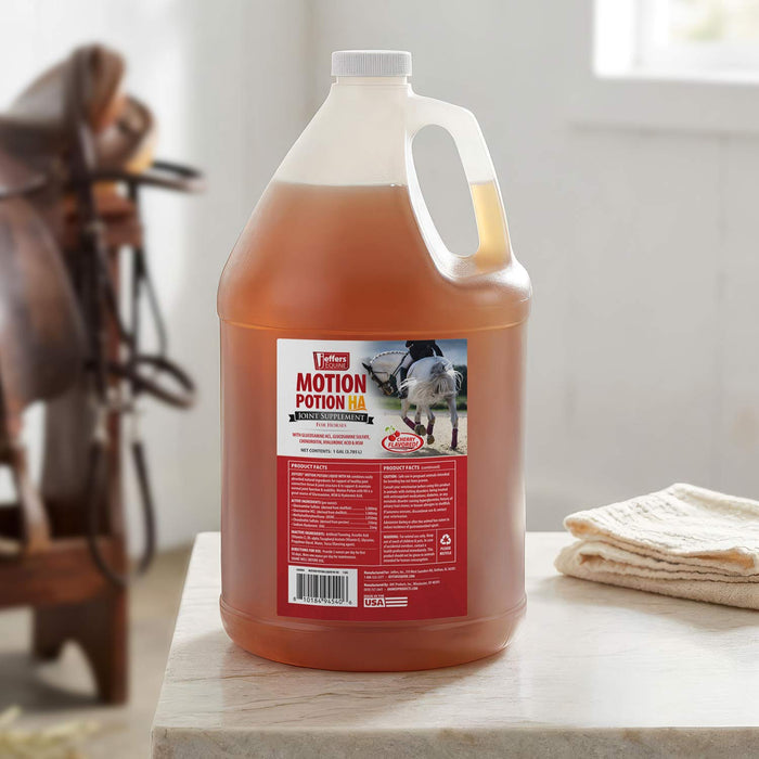 Jeffers Motion Potion Equine Joint Supplement Liquid with HA