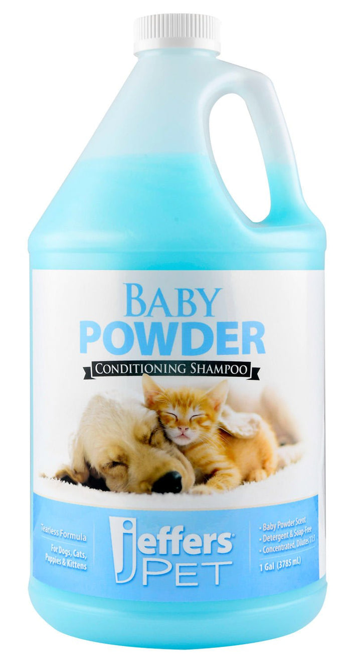 Jeffers Pet Baby Powder Tearless Conditioning Shampoo for Puppies and Kittens - TZJ8 - 1 gallon - 2