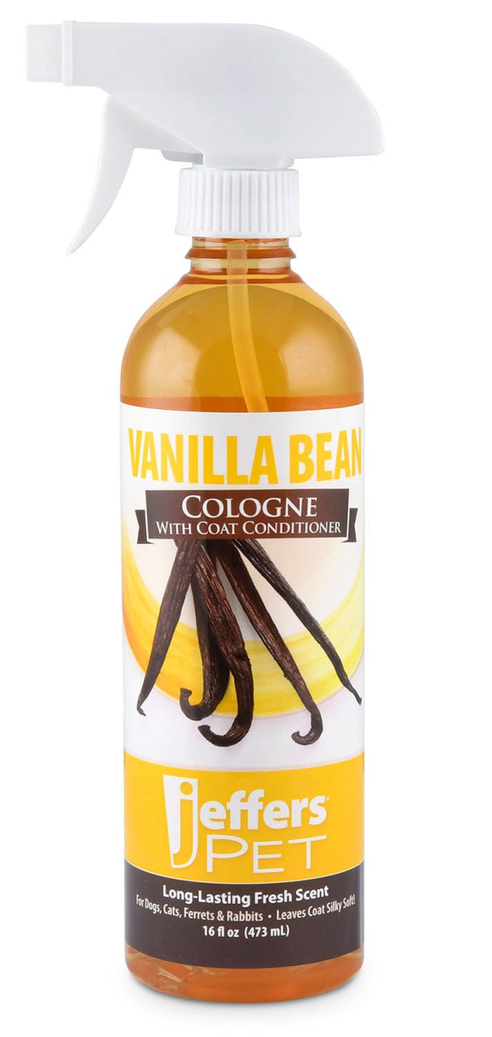 Jeffers Pet Colognes with Coat Conditioner, 16 oz Spray - TZCI - Vanilla Bean - 1 - 2