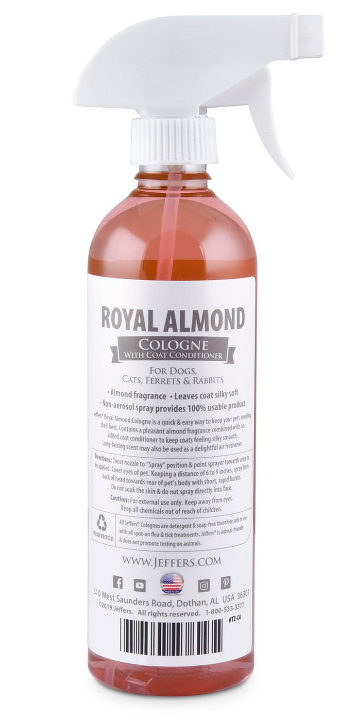 Jeffers Pet Colognes with Coat Conditioner, 16 oz Spray - TZCC - Orange Creme - 1 - 5