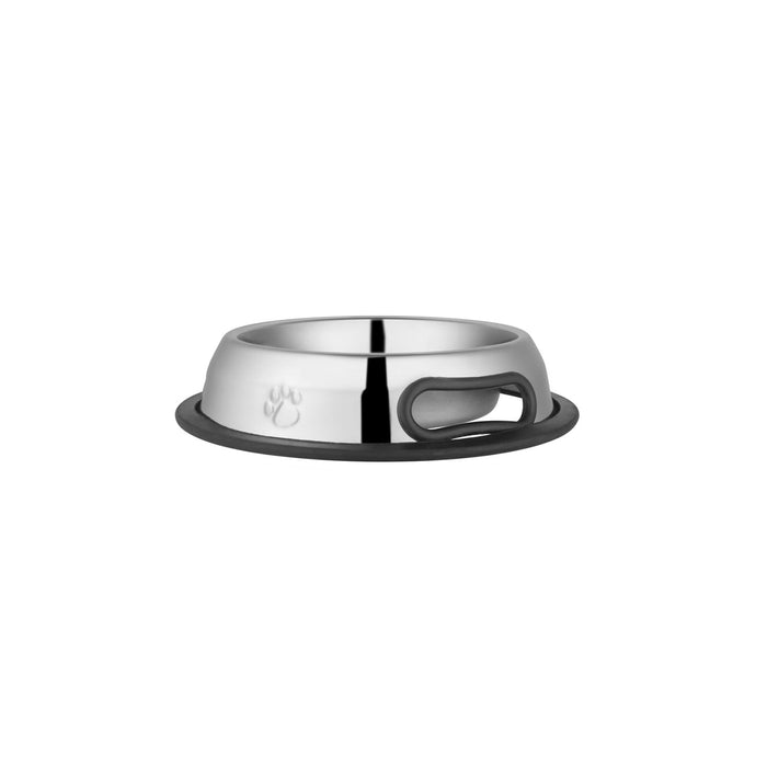 Jeffers Embossed No - Tip Anti - Skid Stainless Steel Pet Bowls - G3EB - 16 oz (1 Pint) - 2