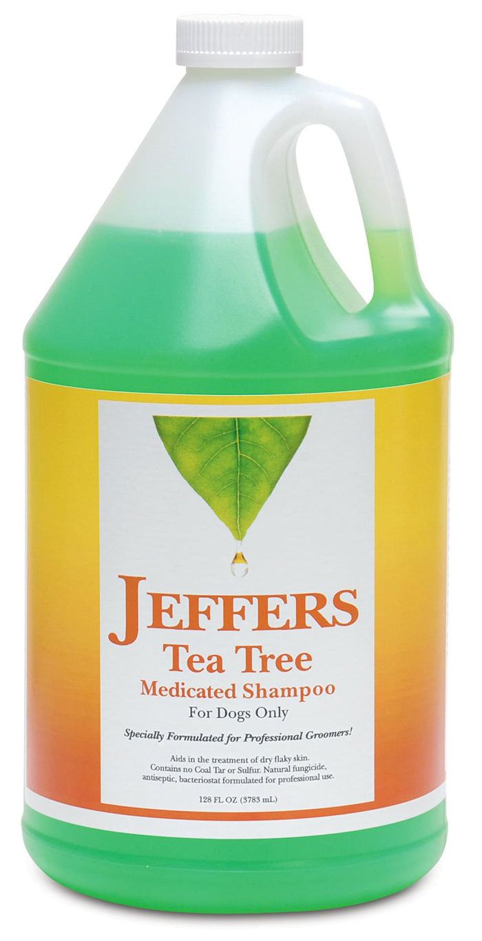Jeffers Pet Tea Tree (Melaleuca) Medicated Dog Shampoo for Dry Skin - TZMD - Gallon - 1 - 2