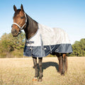 Jeffers Poplar Head Uniquely English 1200D Medium Weight Turnout Blanket, 240g - Waterproof & Breathable Horse Blanket - GAG1NK - Latte Snaffles & Irons - 66 in - 1